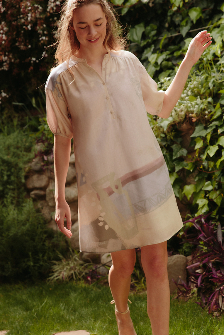 Estate Rayon Shift Dress