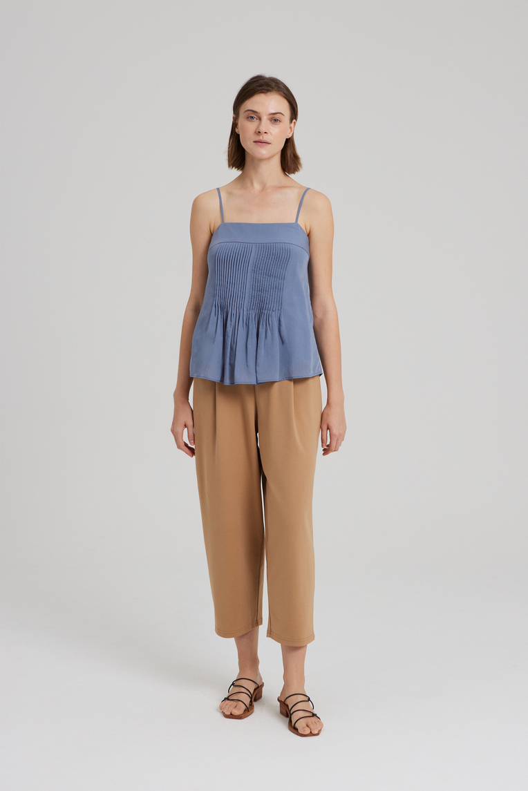 Lyocell Pintuck Cami Top