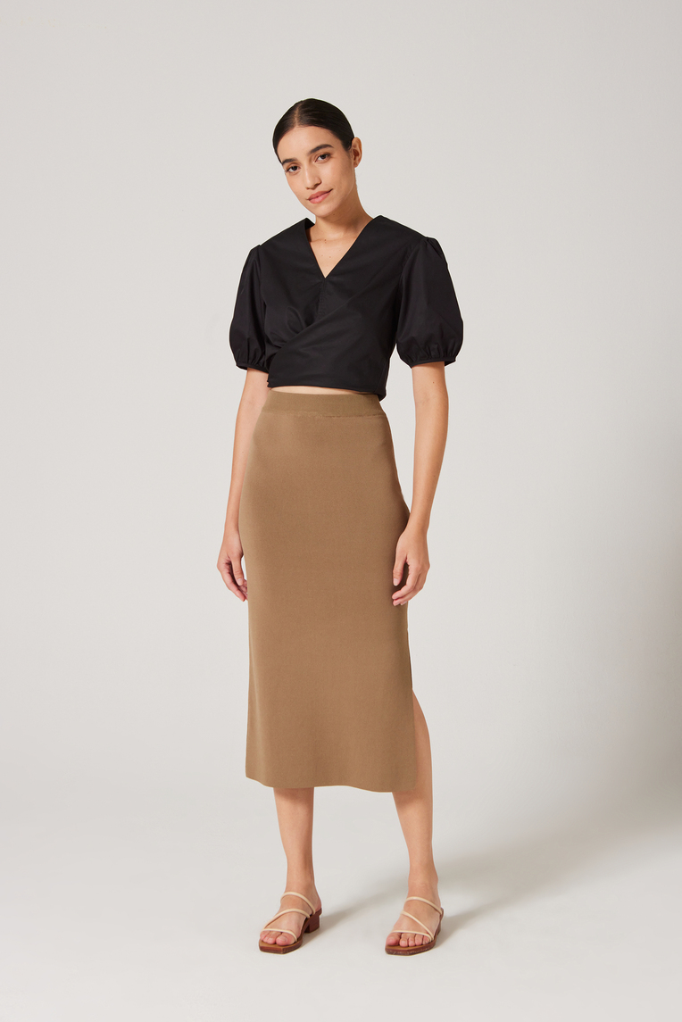 Cotton Wrap Top