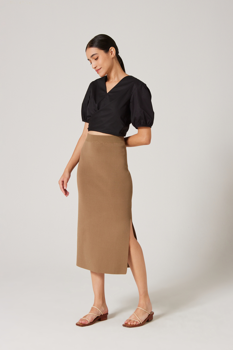 Cotton Wrap Top