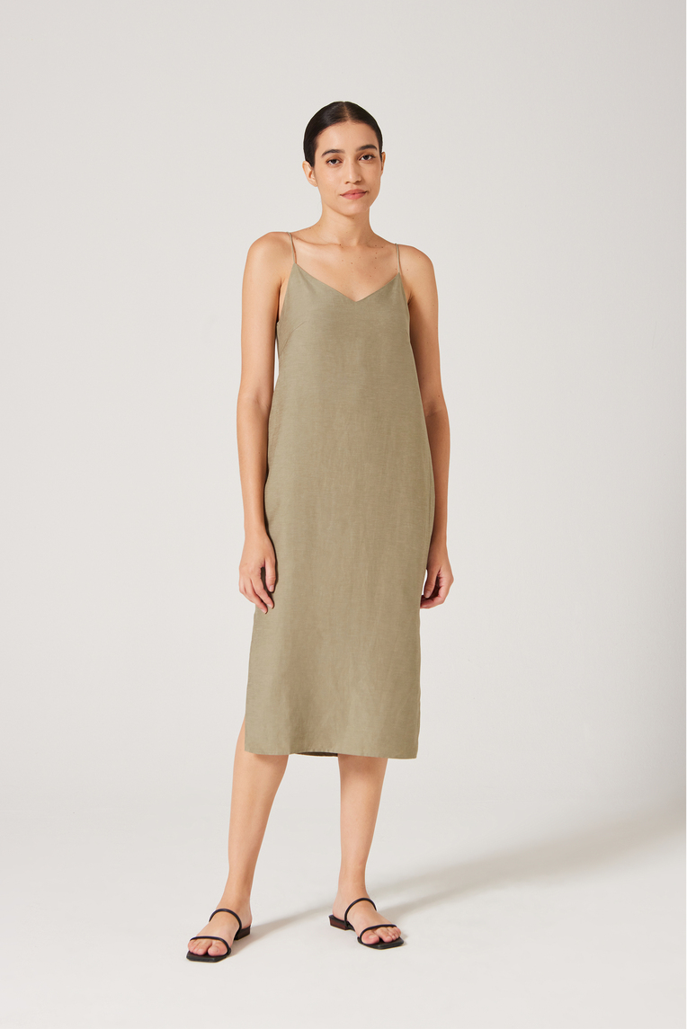 Linen Slip Dress 