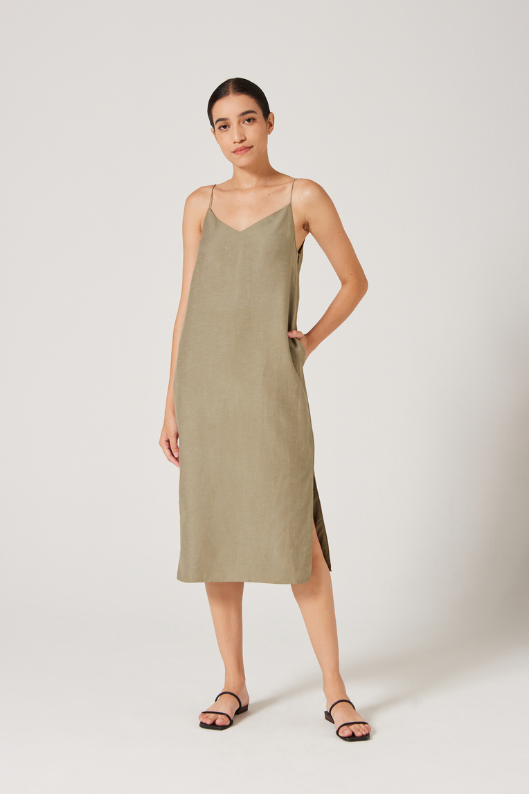Linen Slip Dress 
