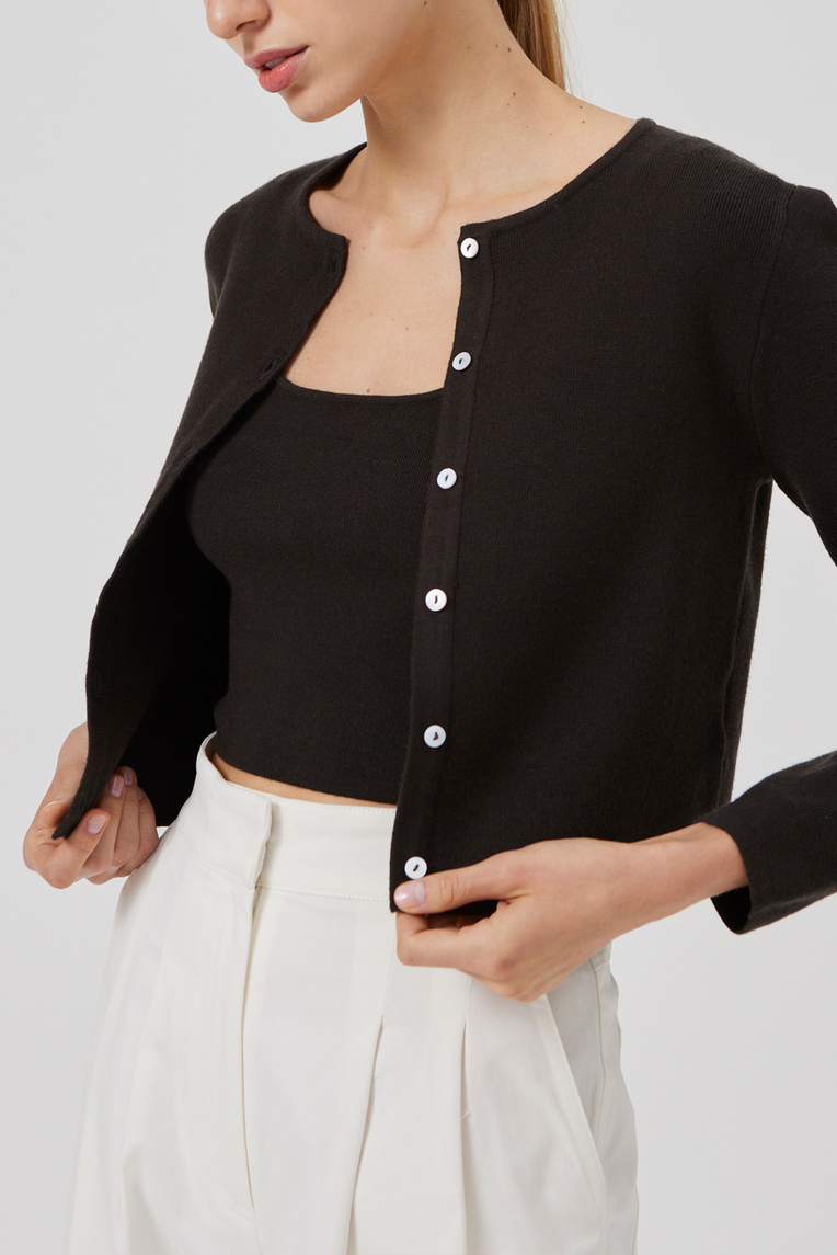 Button Knit Cardigan