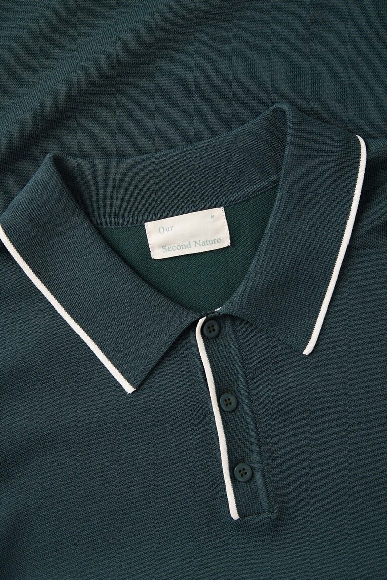 Contrast Collared Shirt