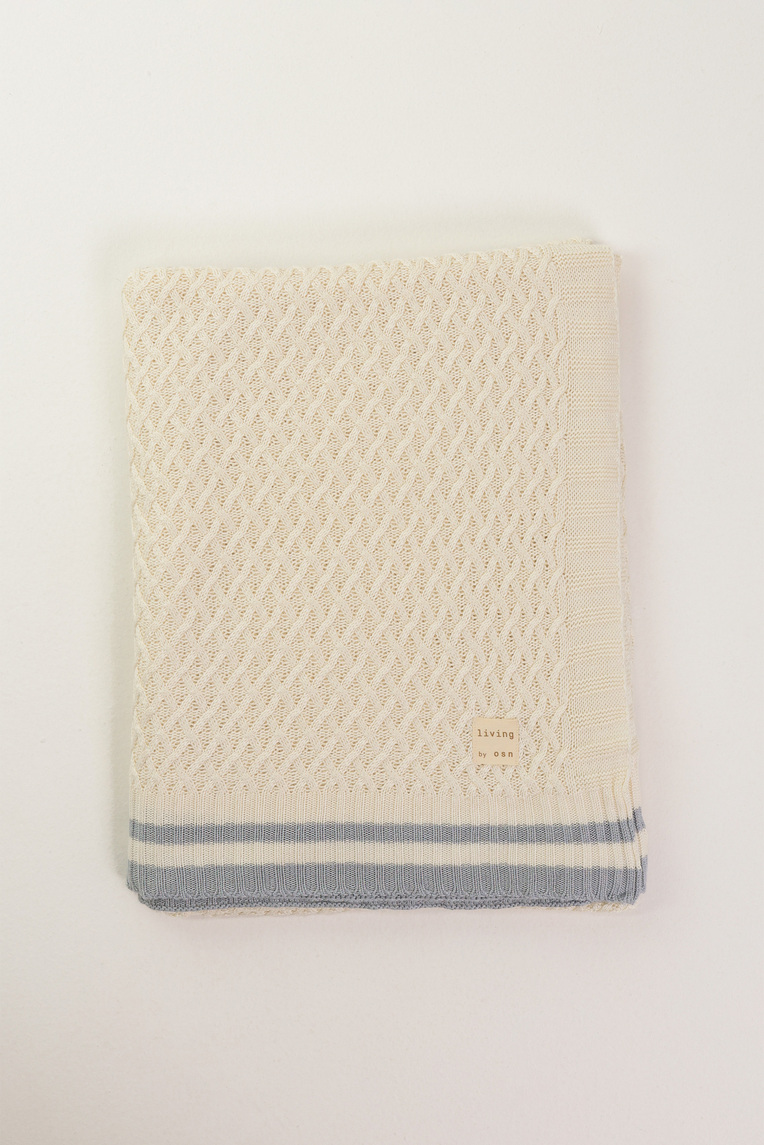 Bamboo Knitted Throw Blanket