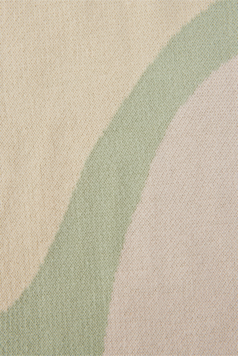 Pebble Knitted Throw Blanket