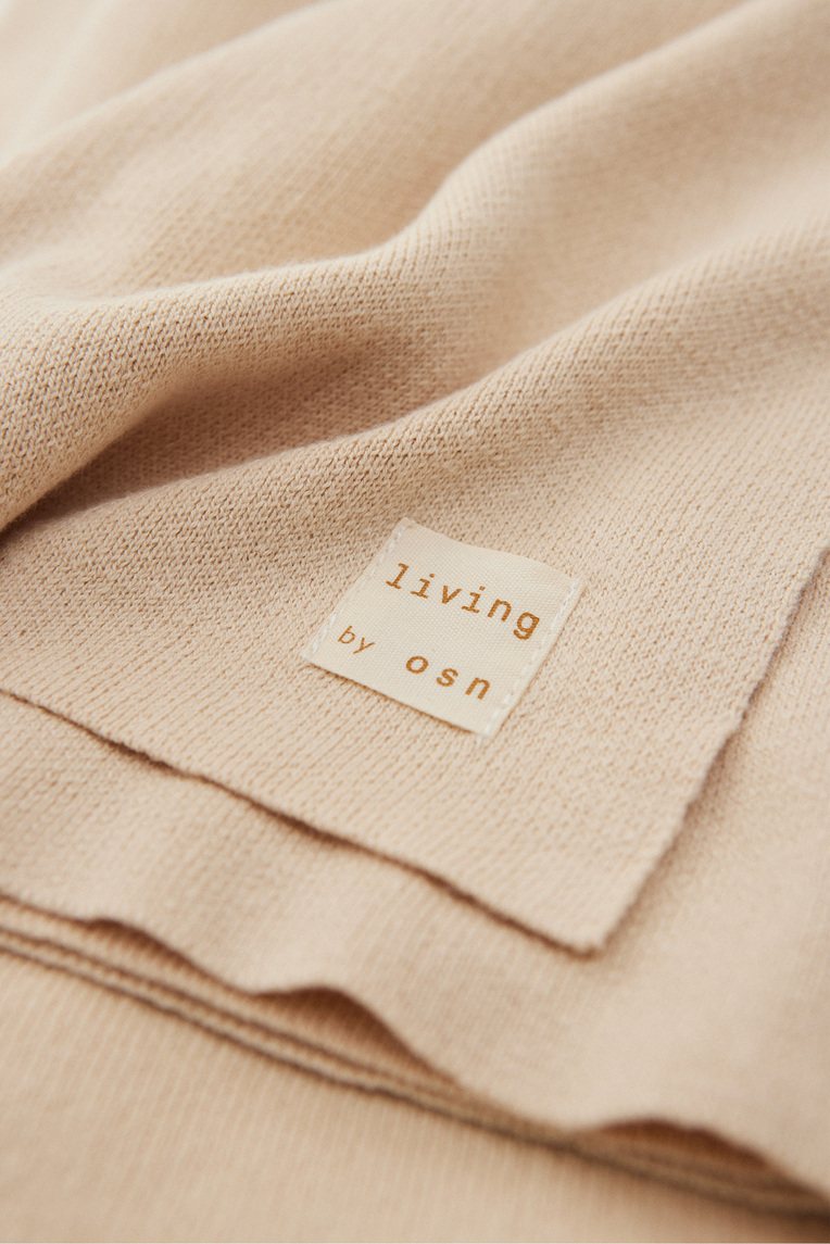 Pebble Knitted Throw Blanket