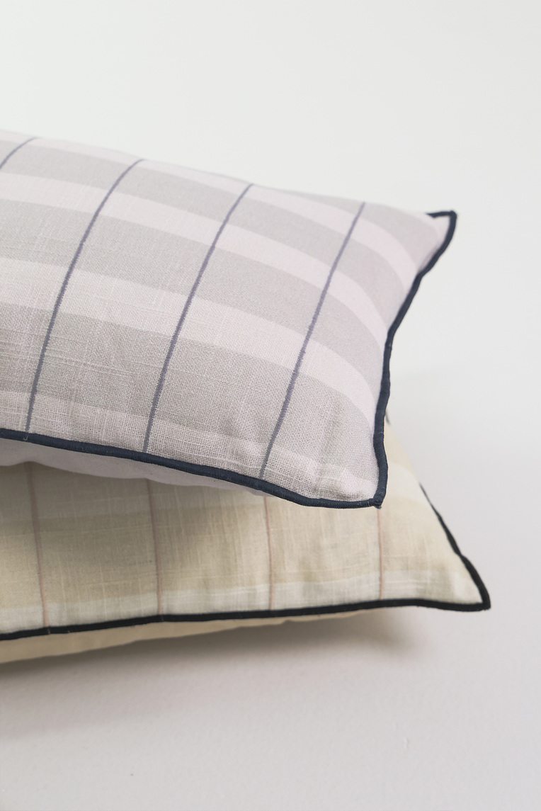 Embroidered Lumbar Cushion Cover