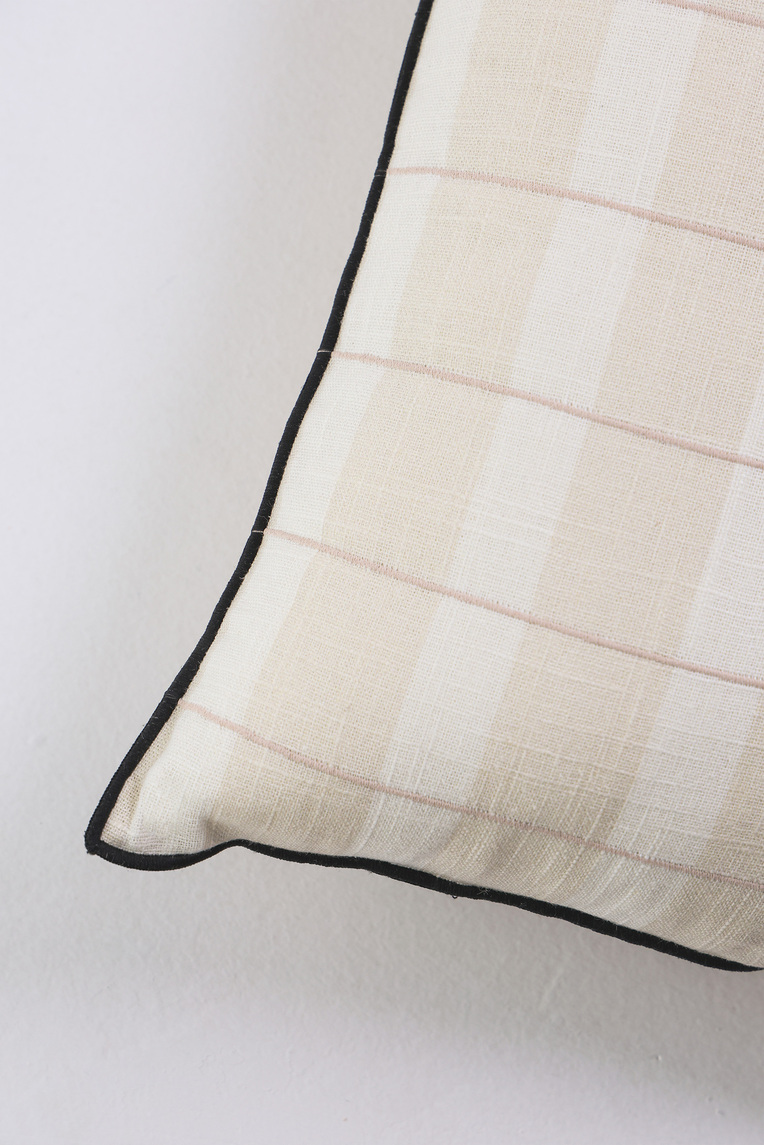 Embroidered Lumbar Cushion Cover