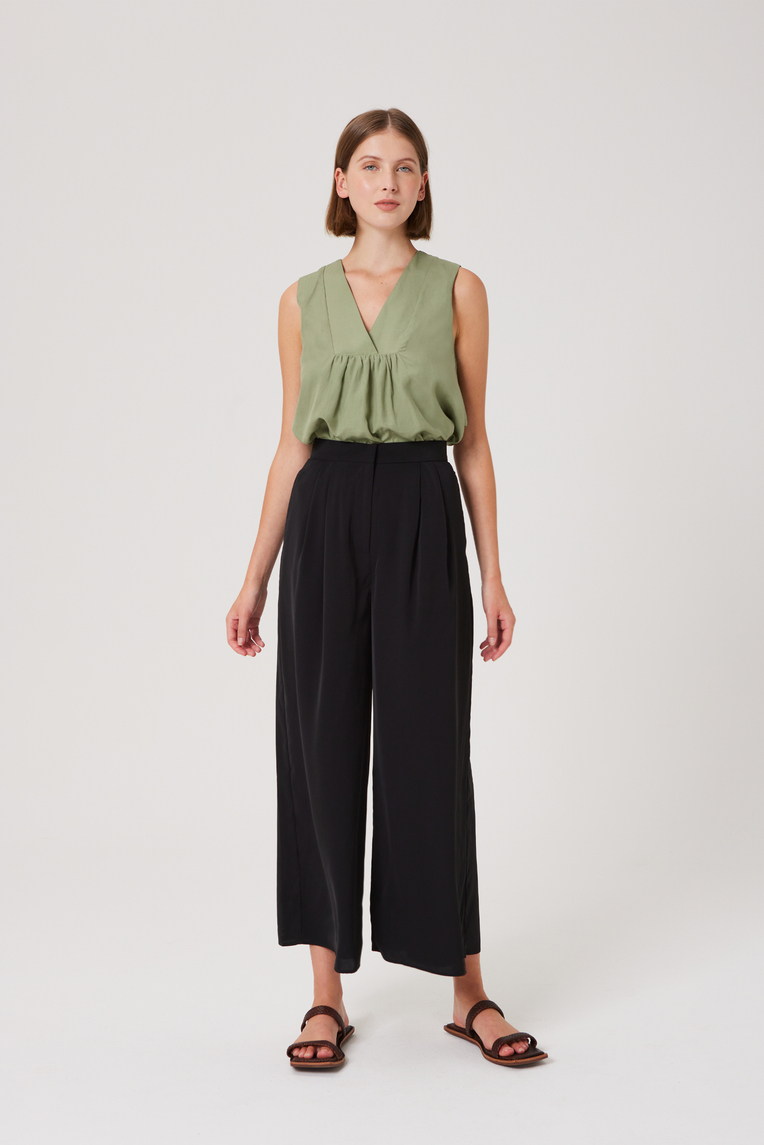 Relaxed Full-Length Pants