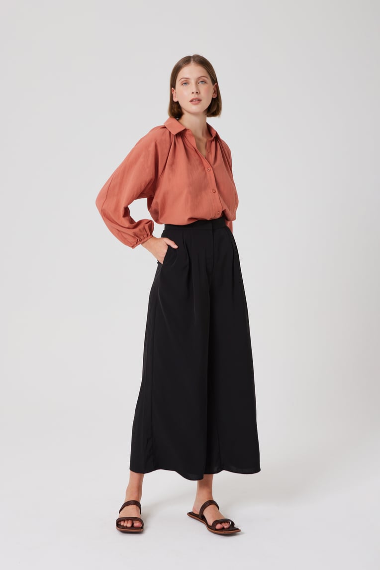 Relaxed Full-Length Pants