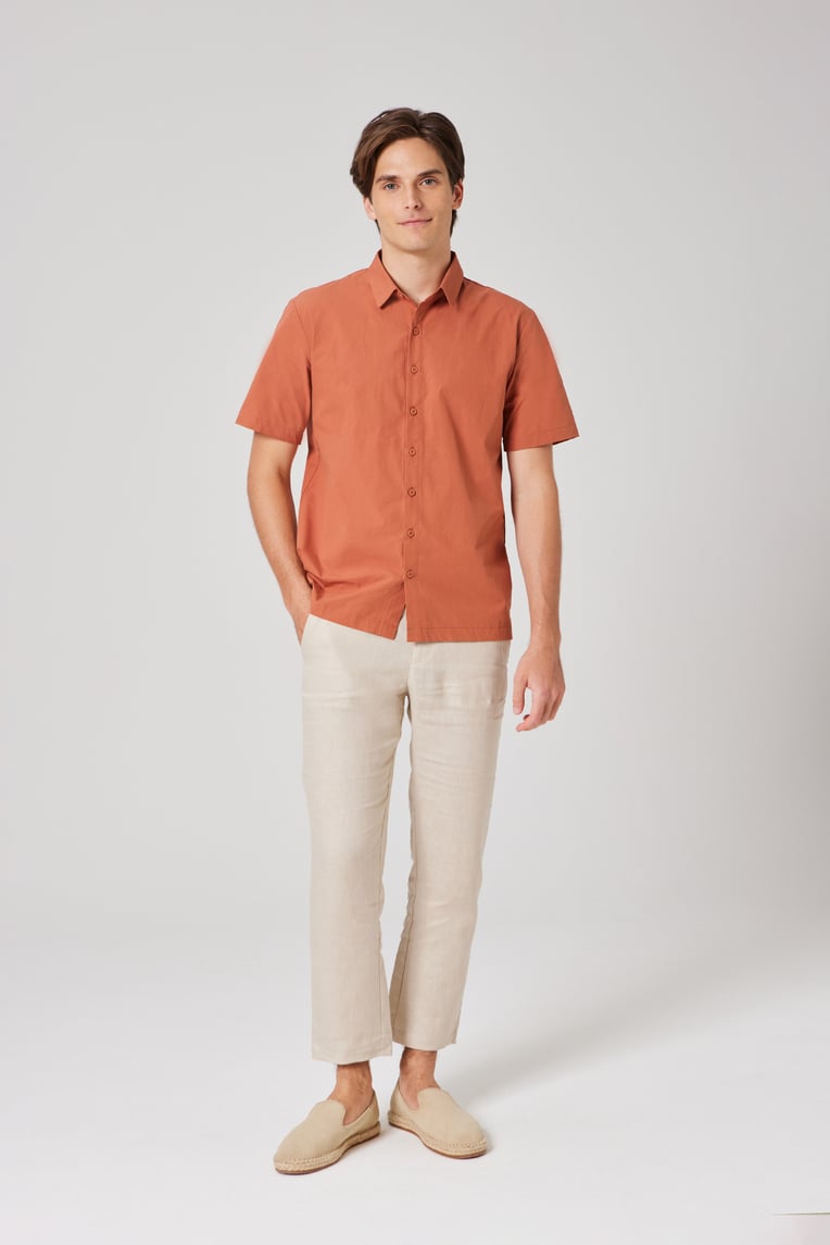 Cotton Men’s Collared Shirt