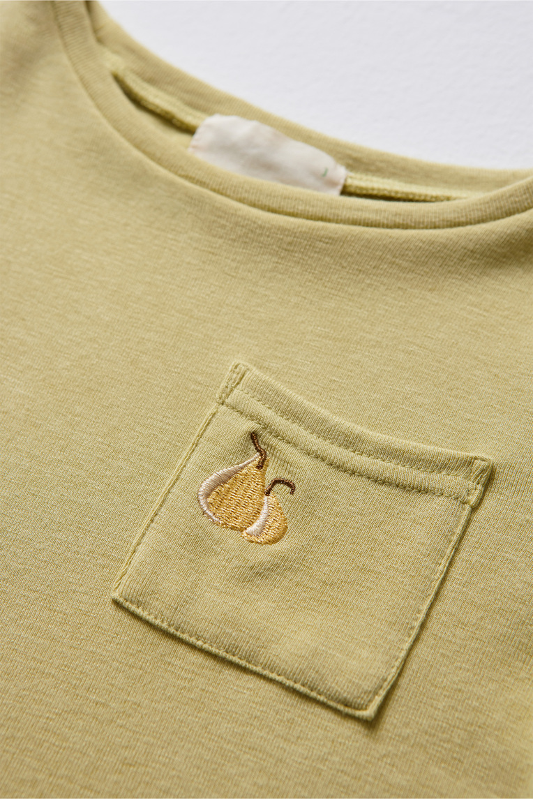 Savour Embroidered Pocket Tee