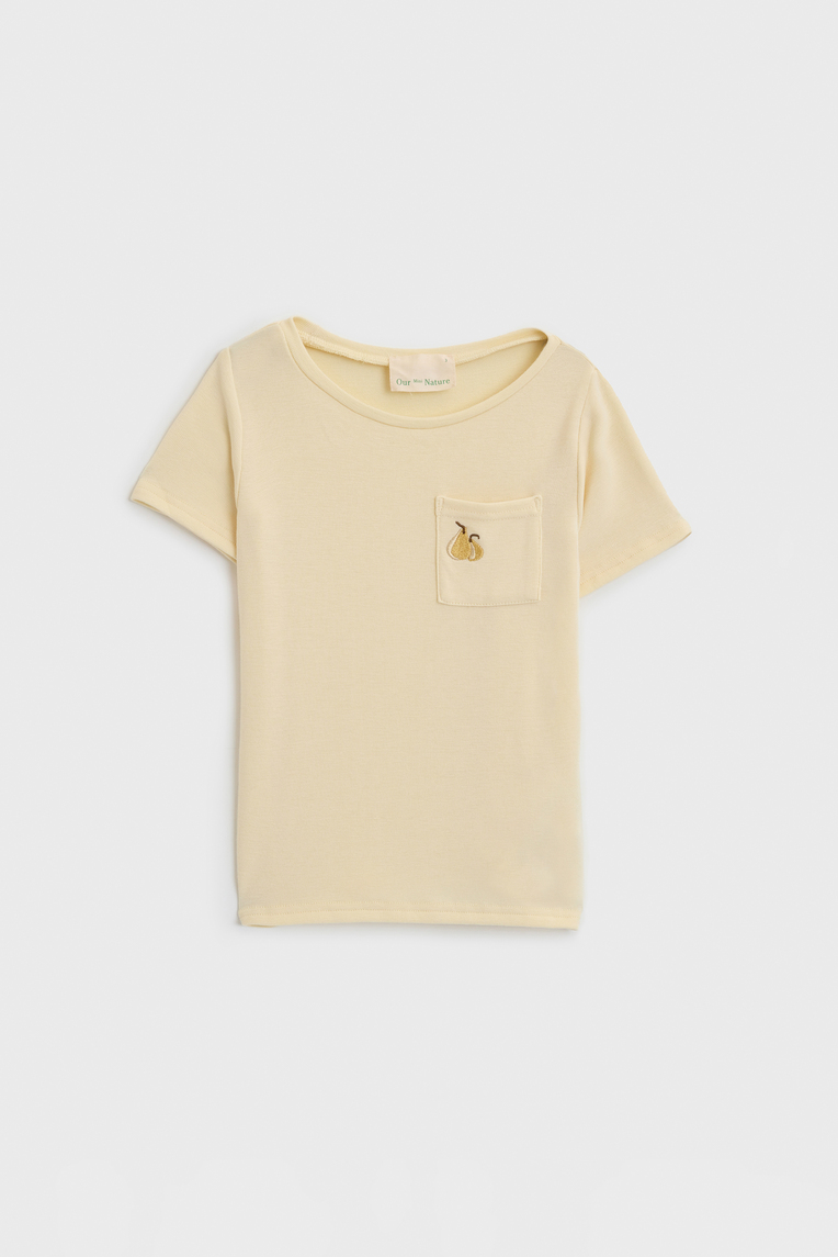 Savour Embroidered Pocket Tee