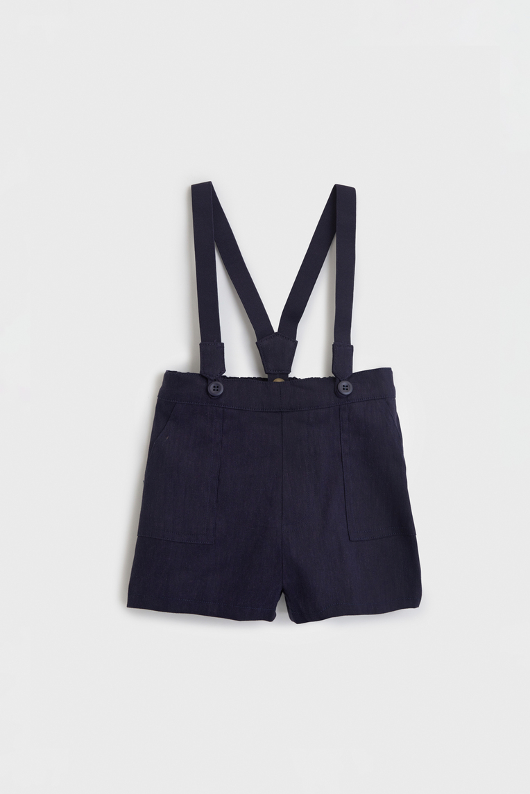 Linen Button Suspenders