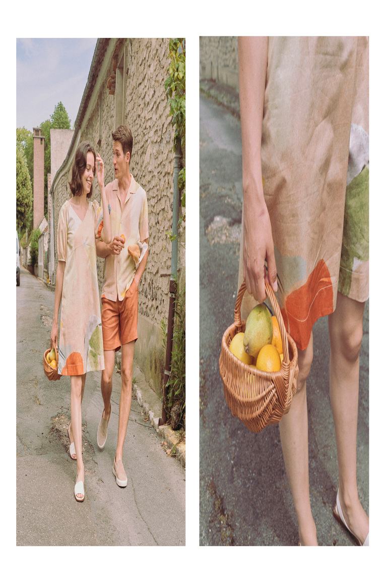 Savour Puff-Sleeve Shift Dress