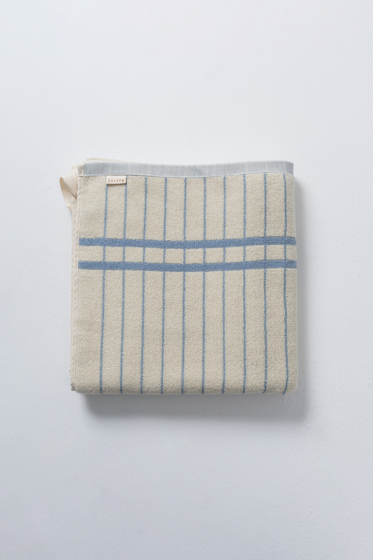 Striped Cotton Bath Towel