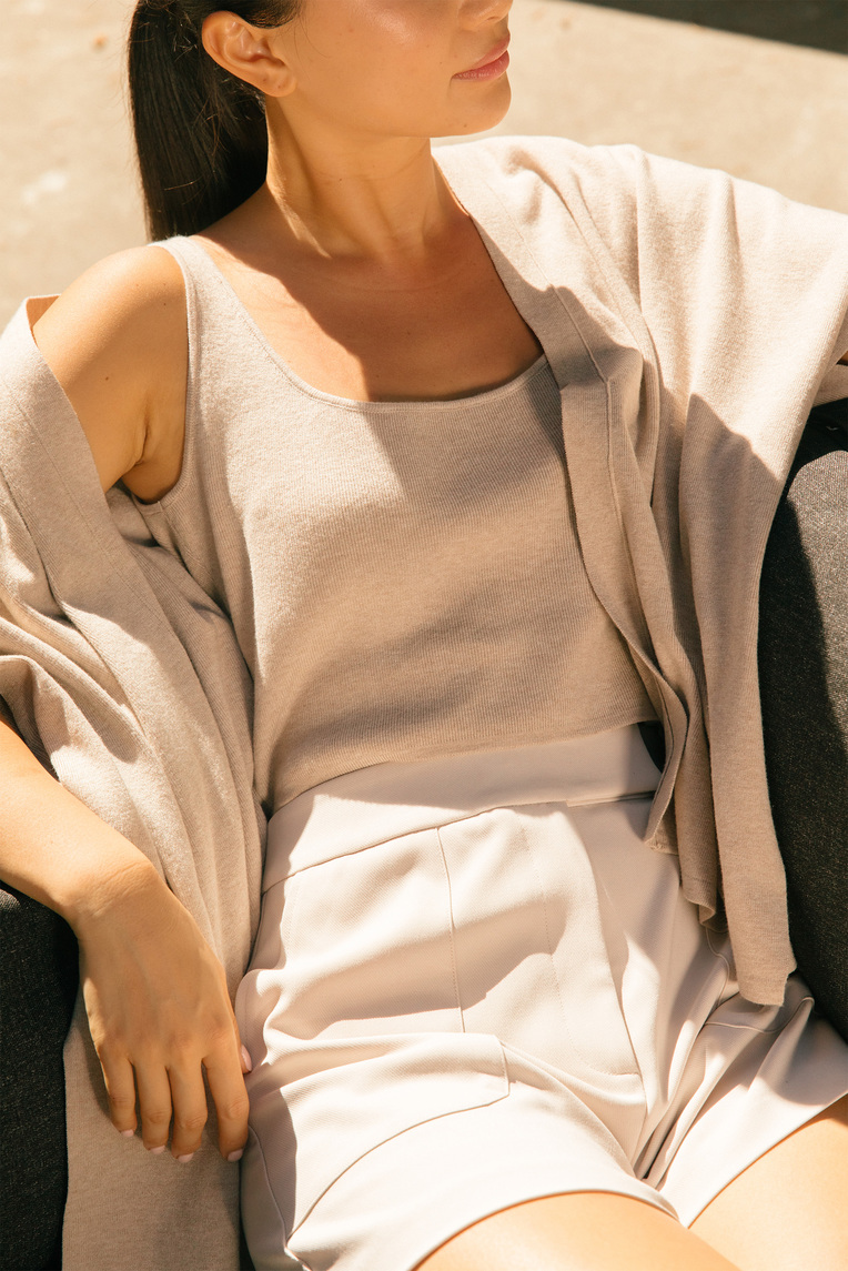 [Online Exclusive] Stitch Detail Shorts