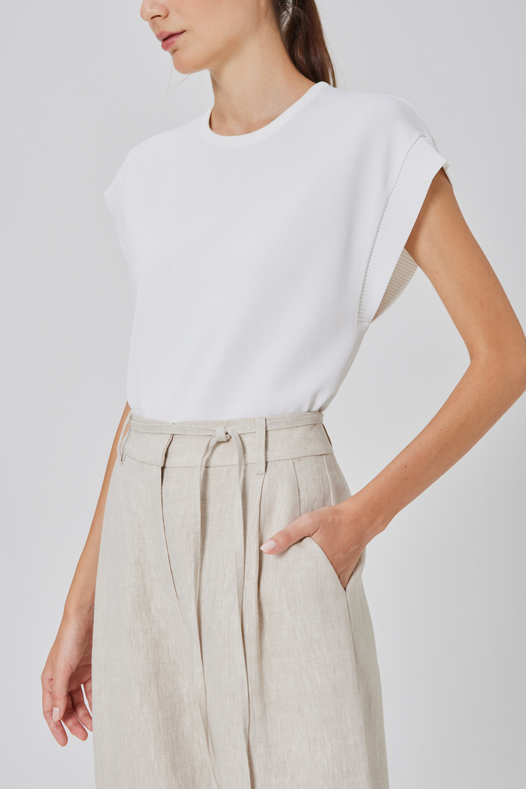 Linen Belted Pants