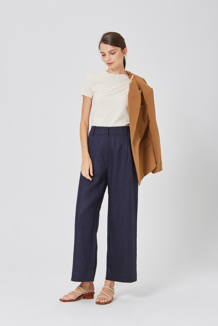 Linen Belted Pants