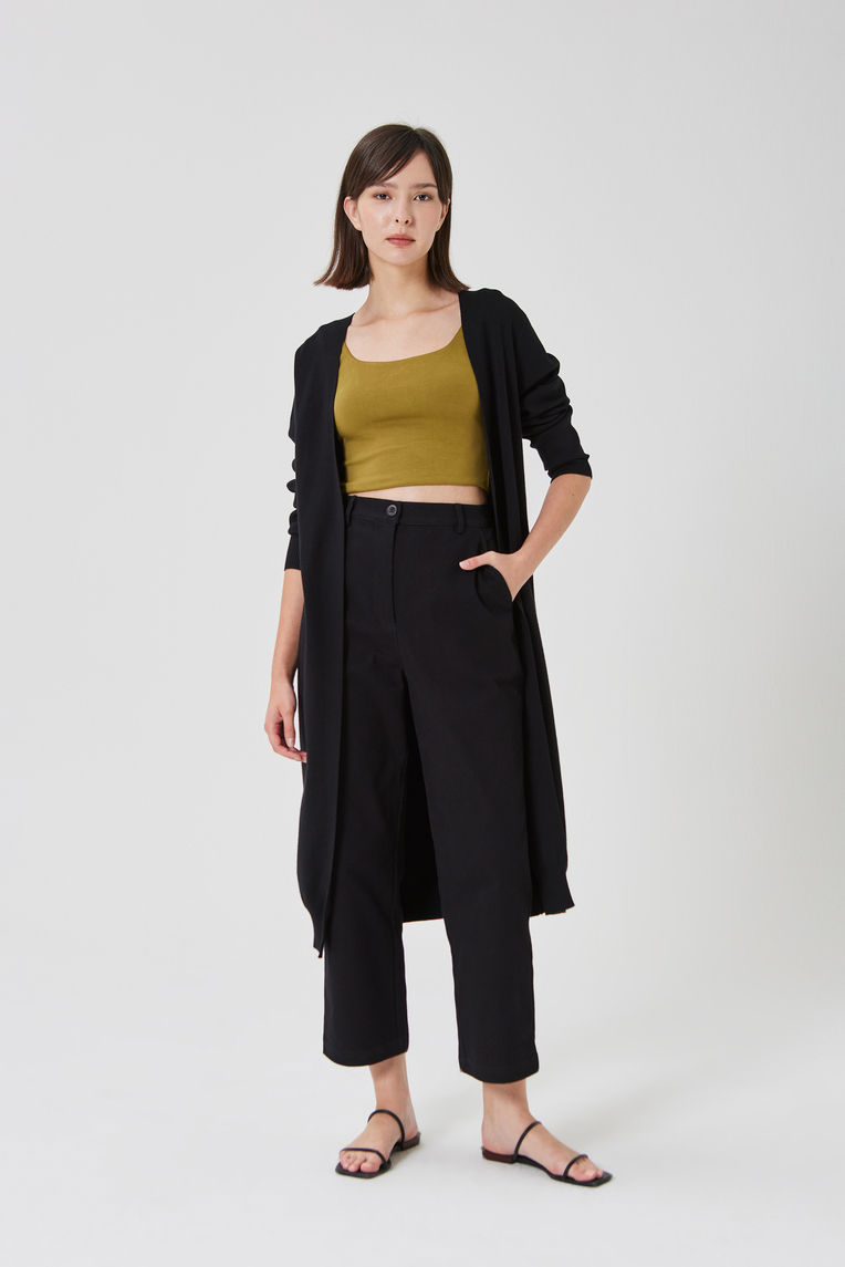 Longline Duster Knit Cardigan
