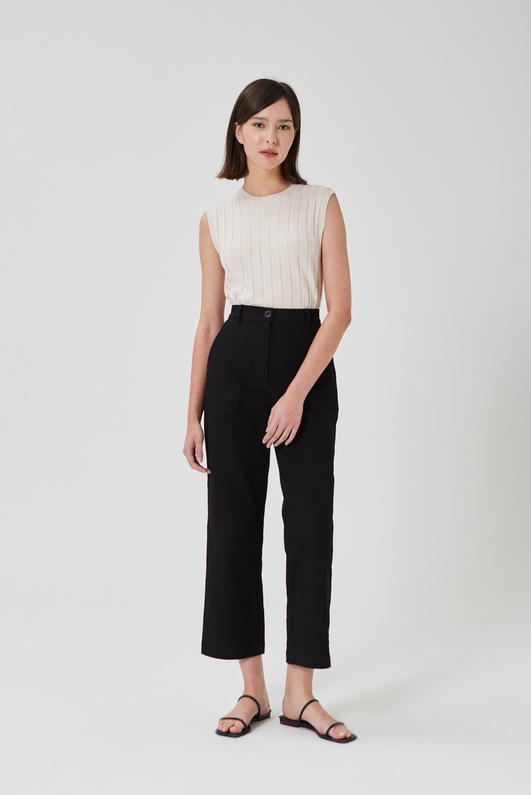 Soft Ribbed Knit Top