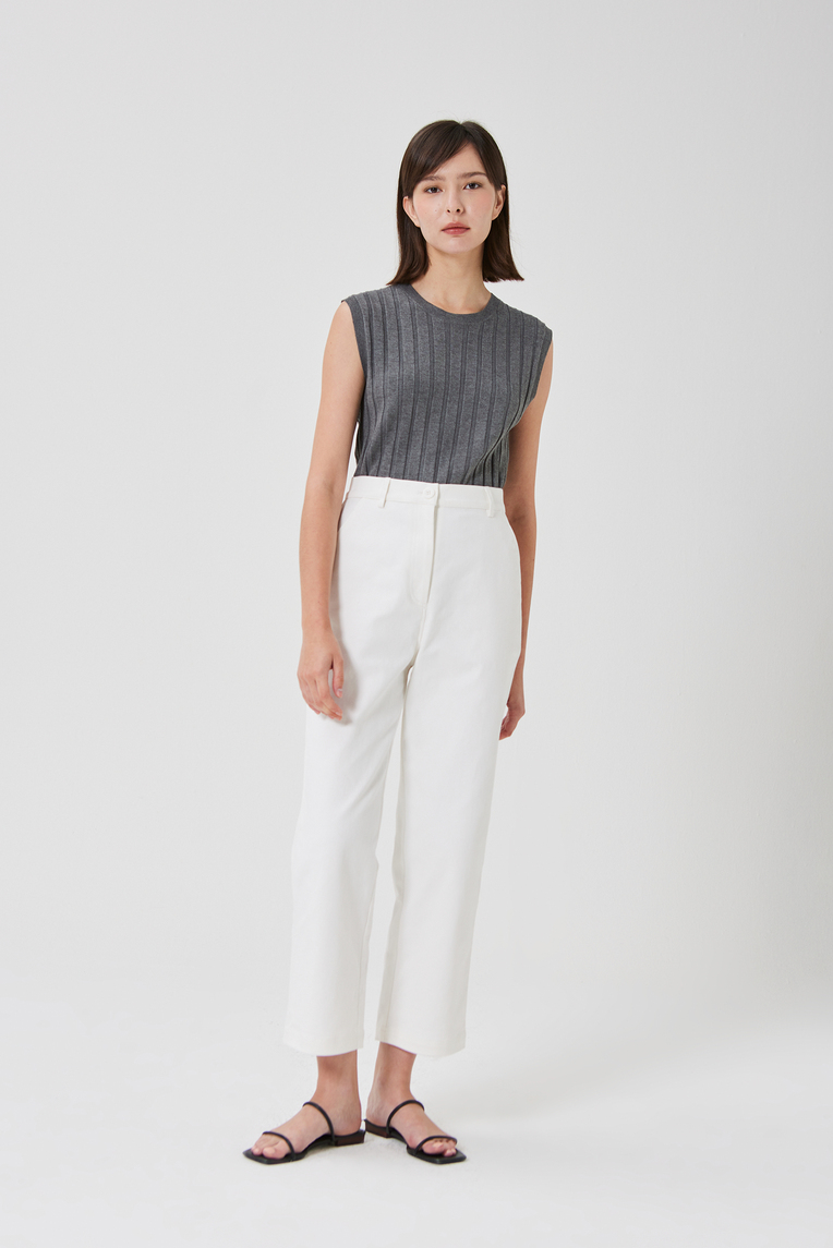 Soft Ribbed Knit Top