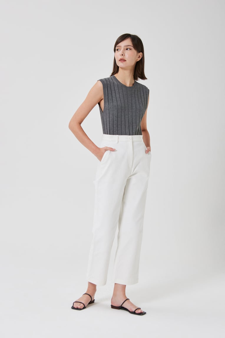 Soft Ribbed Knit Top