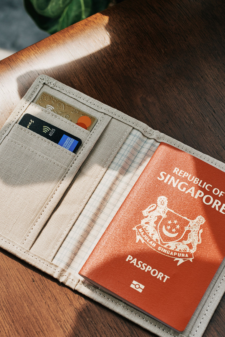 Linen Passport Cover