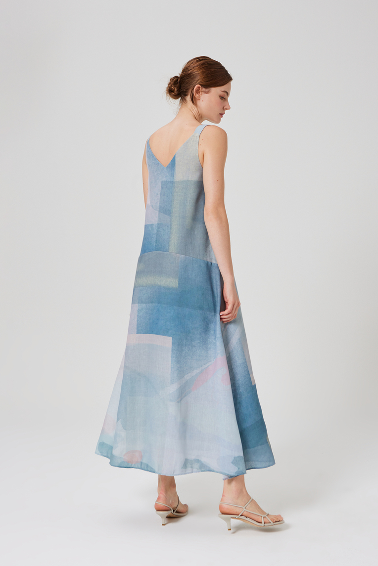 Frame Drop Waist Tent Dress