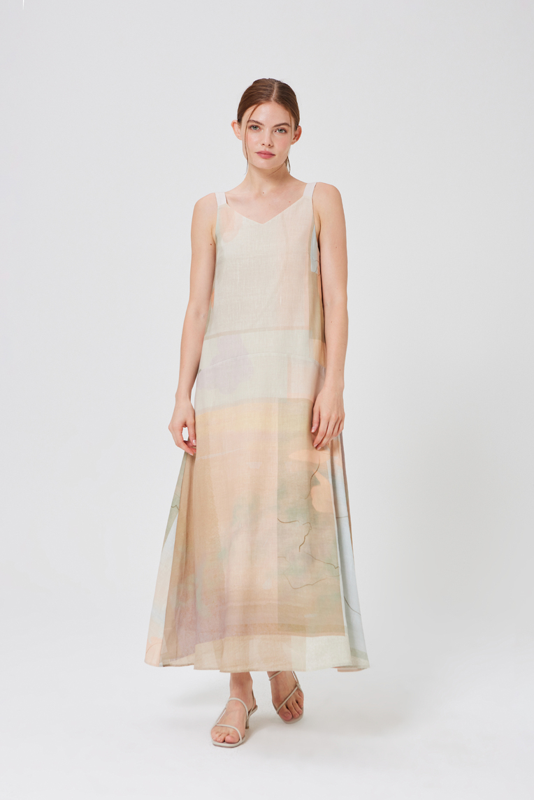 Frame Drop Waist Tent Dress