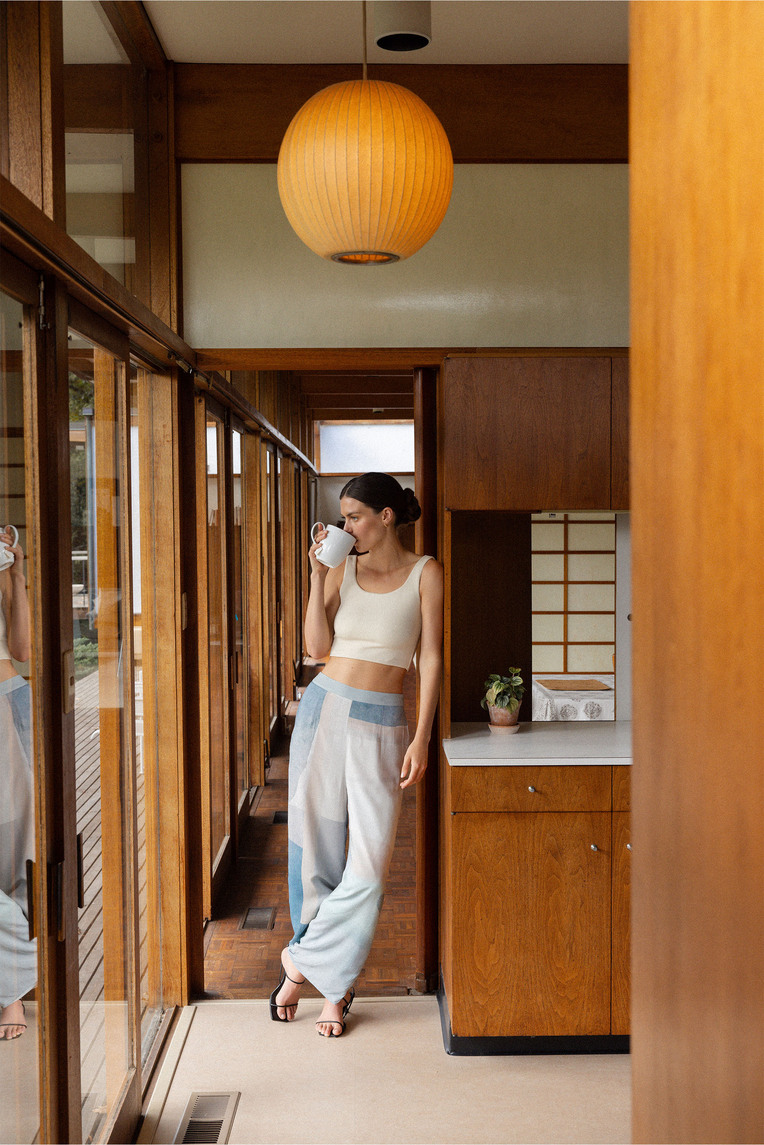 Frame Relaxed Full-Length Pants 