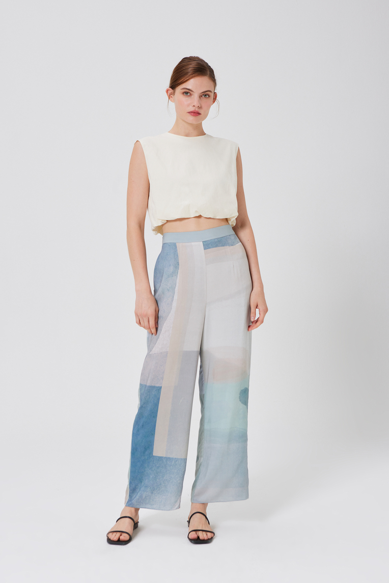 Frame Relaxed Full-Length Pants 
