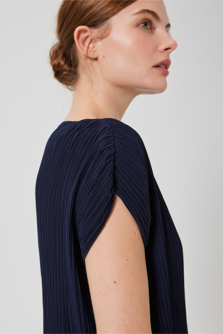 Pleated Kaftan Top