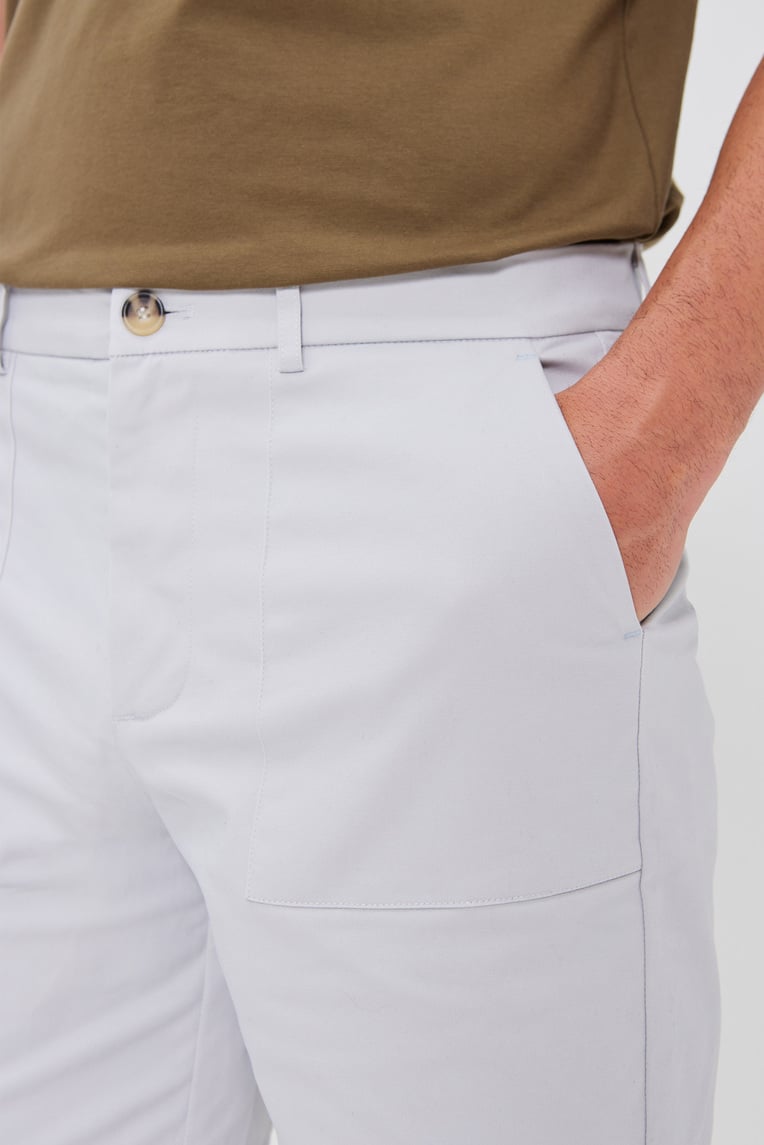 Stitch Pocket Cotton Shorts