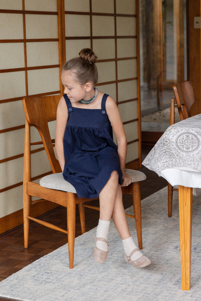 Cotton Jersey Pinafore Dress