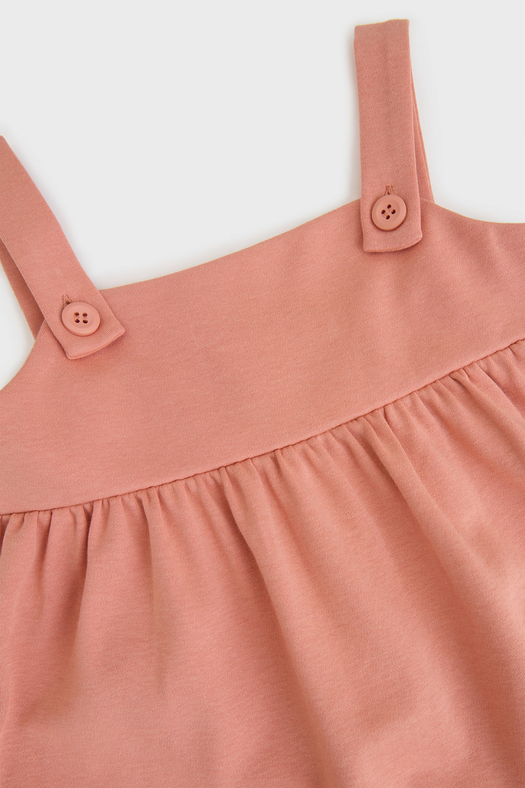 Cotton Jersey Pinafore Dress