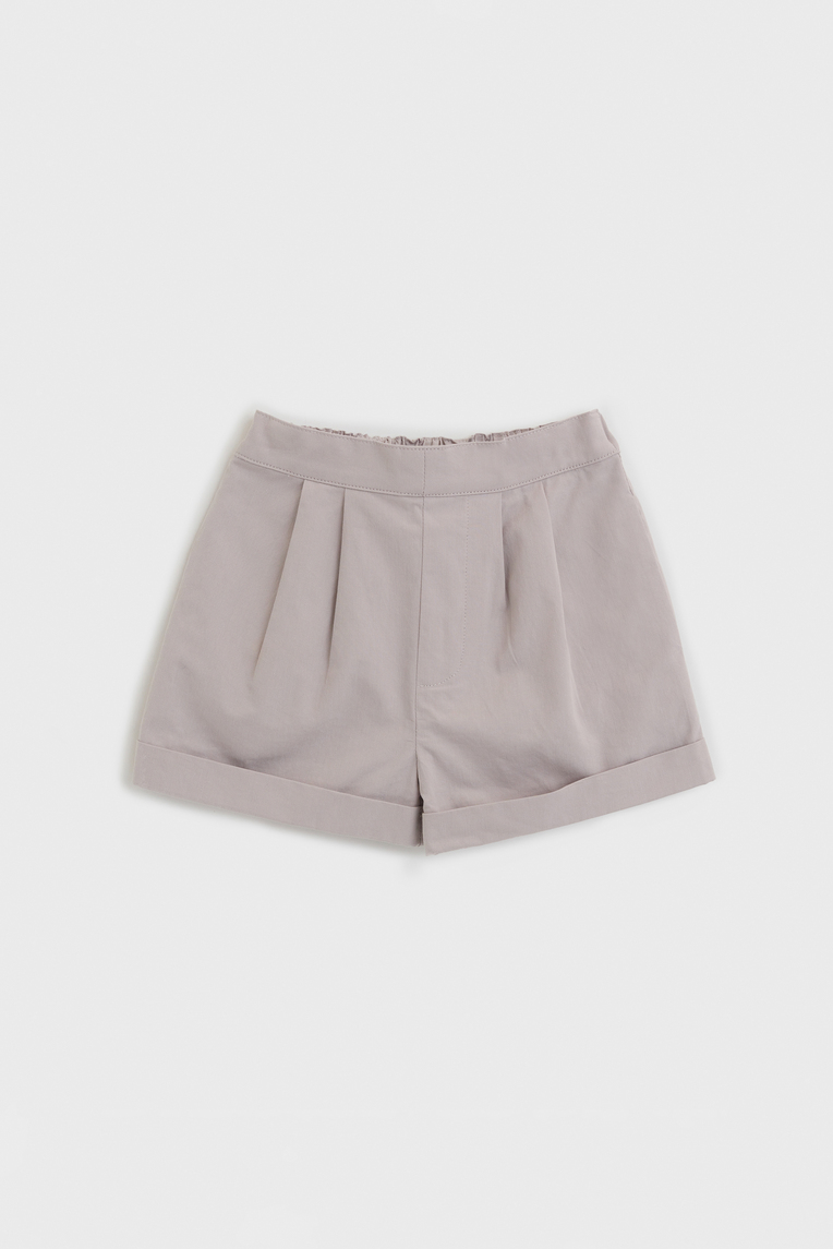 Cotton Cuffed Hem Shorts