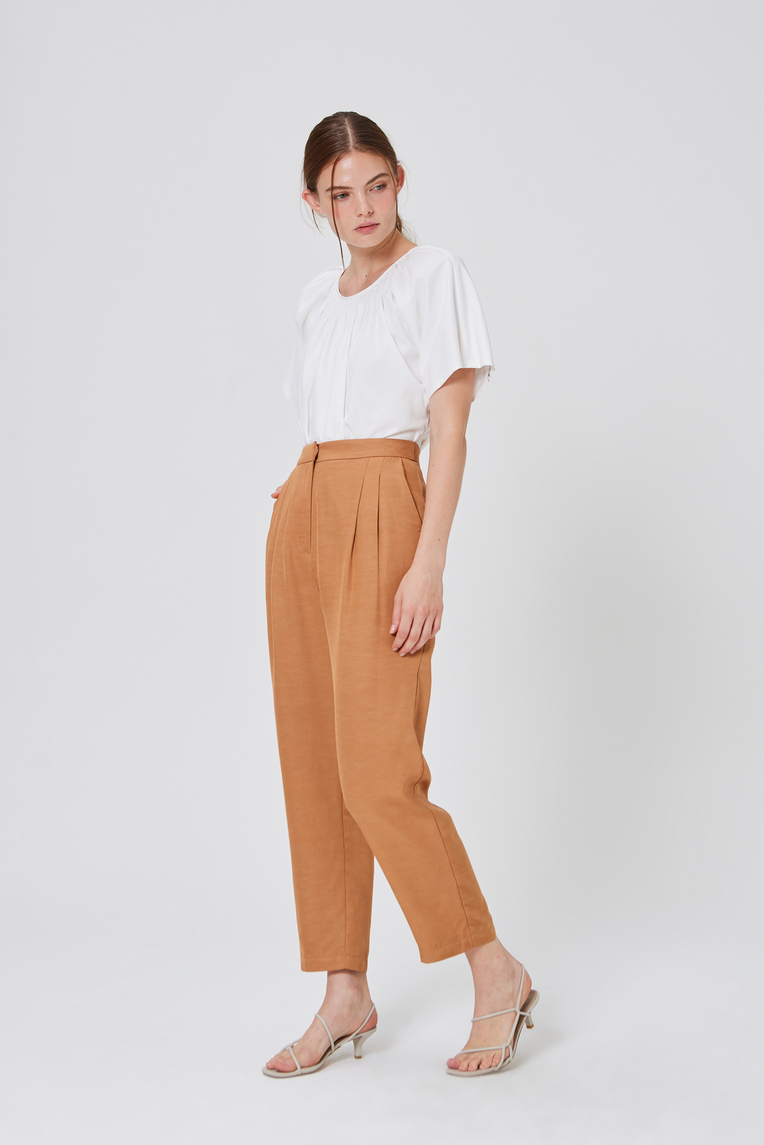 Viscose Full-Length Pants