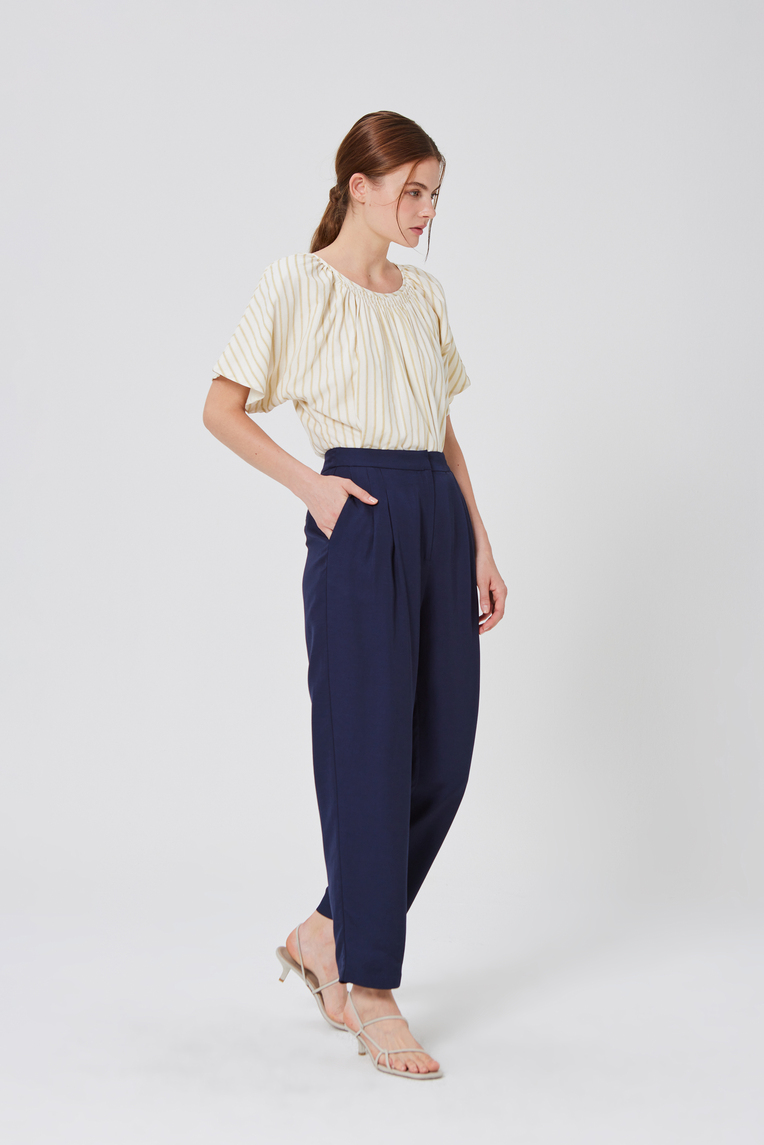 Viscose Full-Length Pants