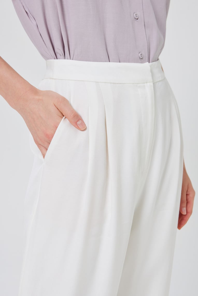 Viscose Full-Length Pants