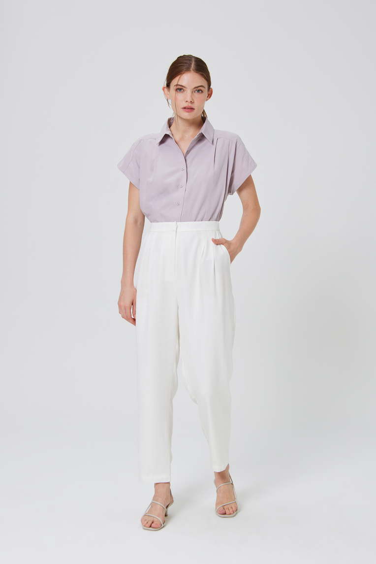 Viscose Full-Length Pants