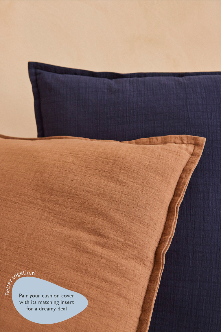 Cotton Gauze Oversized Cushion Cover