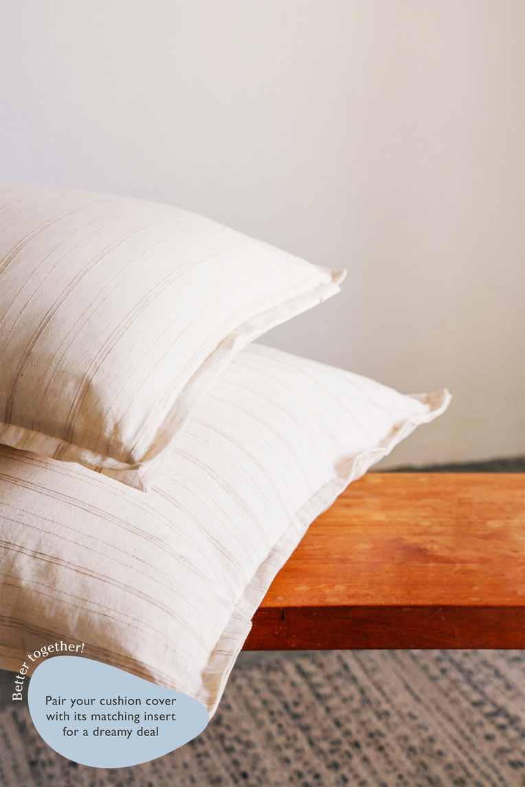 Textured Oversized Cushion Cover