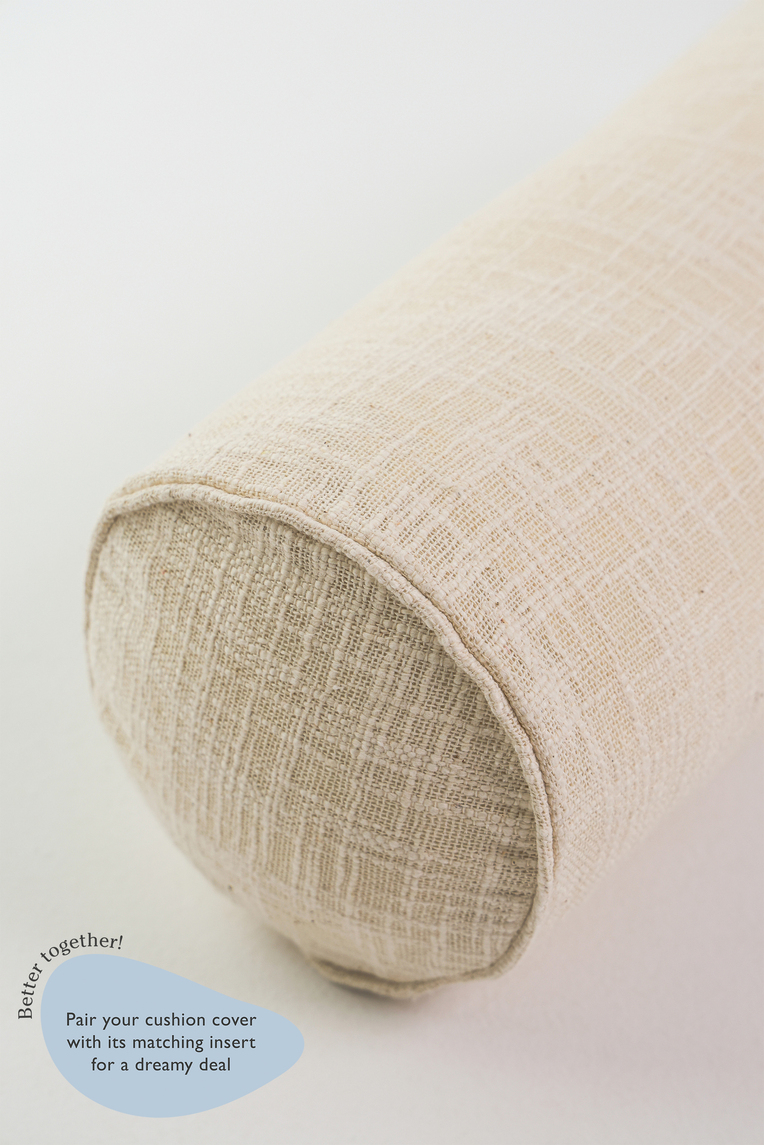 Textured Mini Bolster Cover