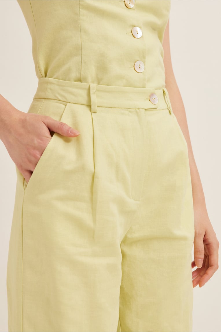 Linen Full-Length Pants