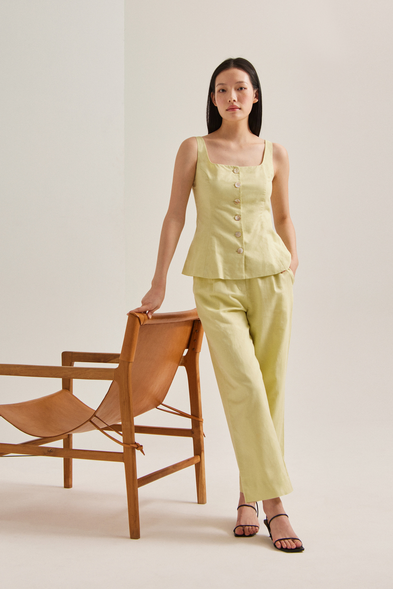 Linen Full-Length Pants