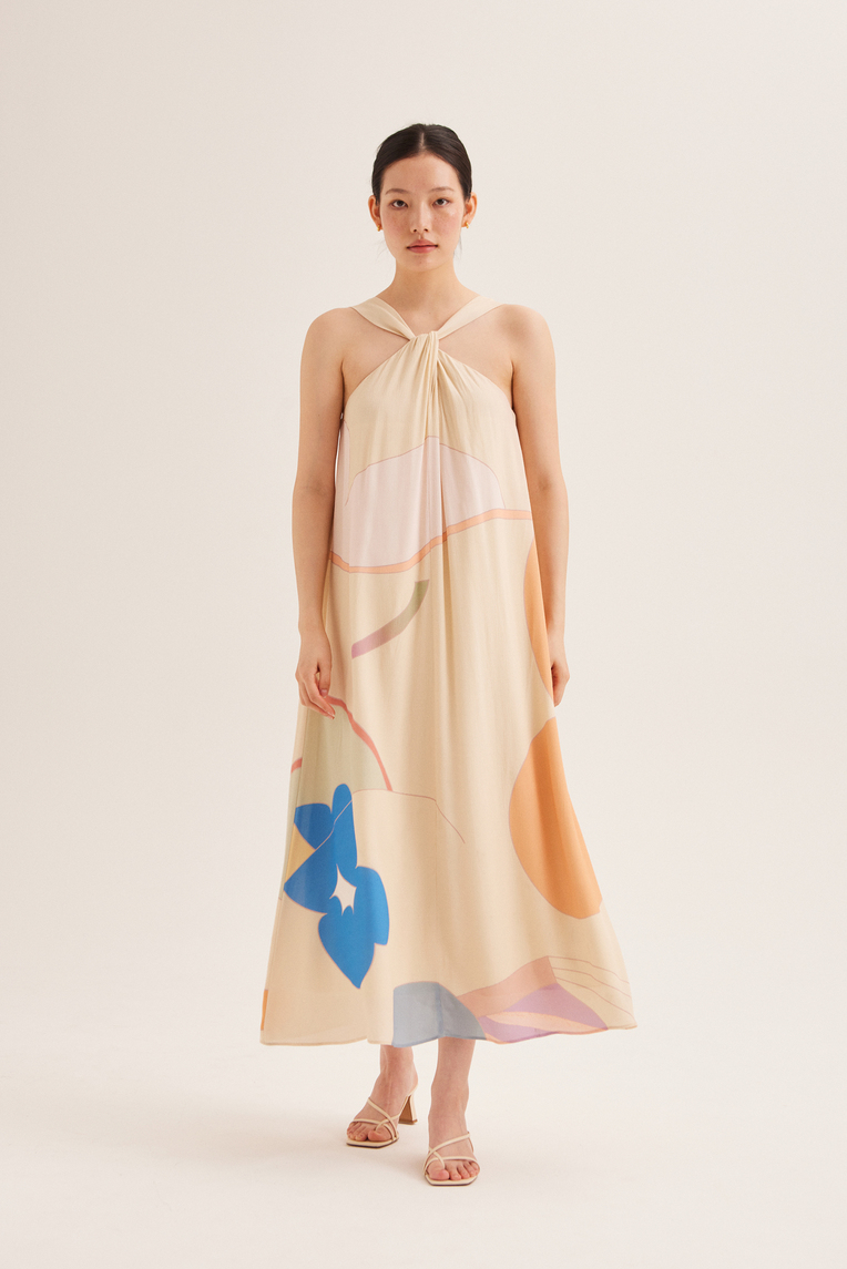 Fairground Two-Way Twist Knot Dress