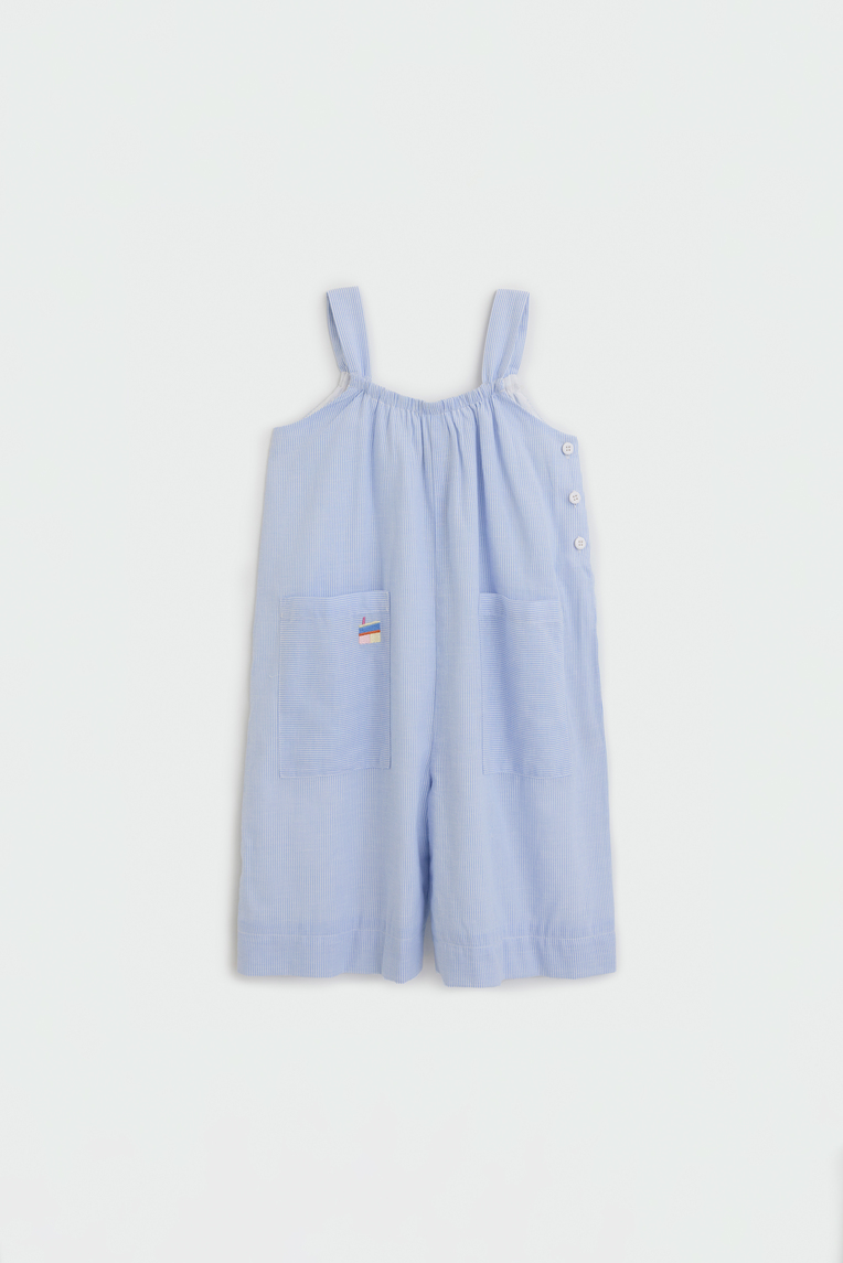 Striped Cotton Jumpsuit  