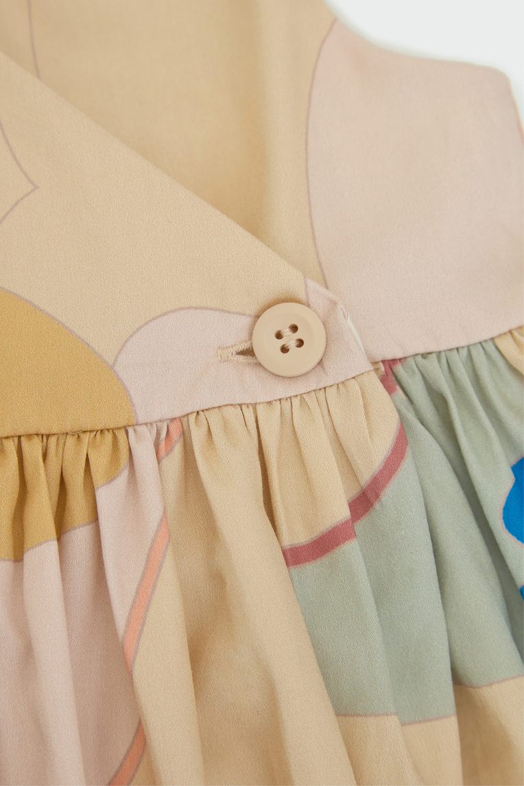 Fairground Cotton Wrap Dress